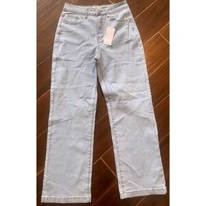 ETTELO Denim Collection Wide Leg Jeans Women Size 8